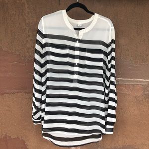 Old Navy Striped Blouse